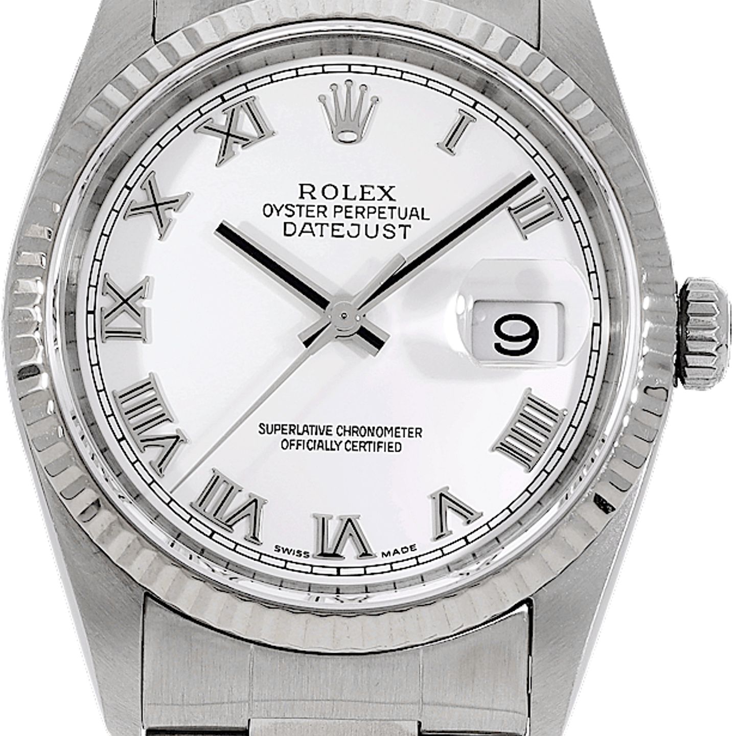 Rolex Datejust 36 16234 (Onbekend (willekeurig serienummer)) - Wit wijzerplaat 36mm Staal (2/5)