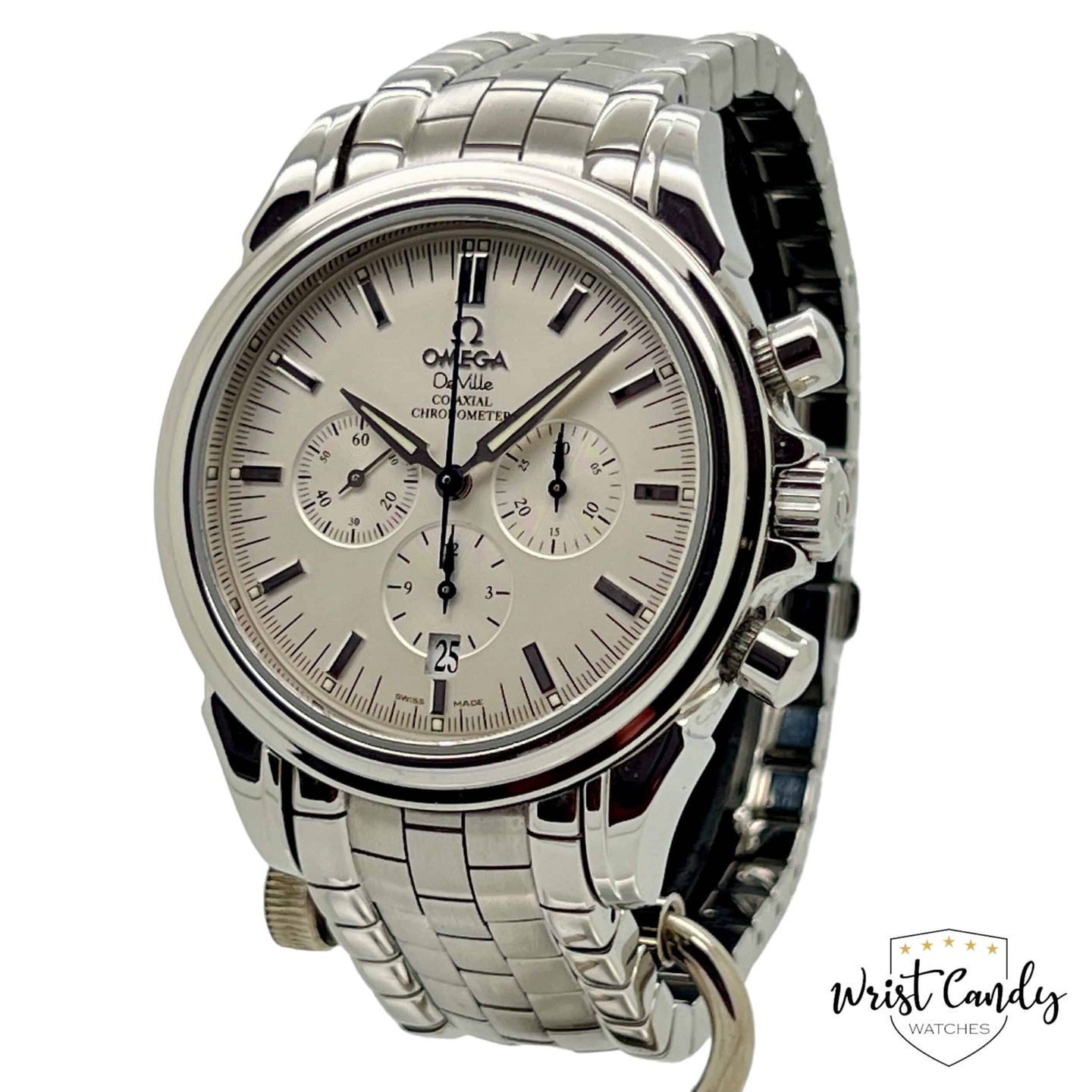 Omega De Ville Co-Axial 4541.31.00 (2004) - Silver dial 41 mm Steel case (2/8)