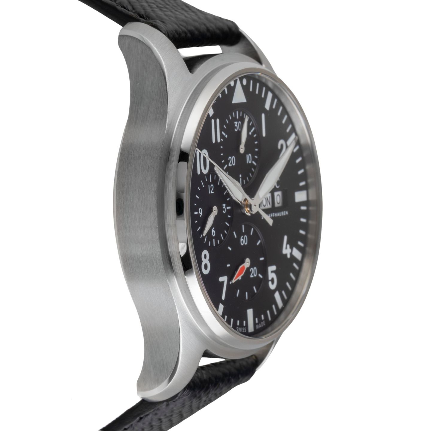 IWC Pilot Chronograph IW378001 (Unknown (random serial)) - Black dial 43 mm Steel case (7/8)