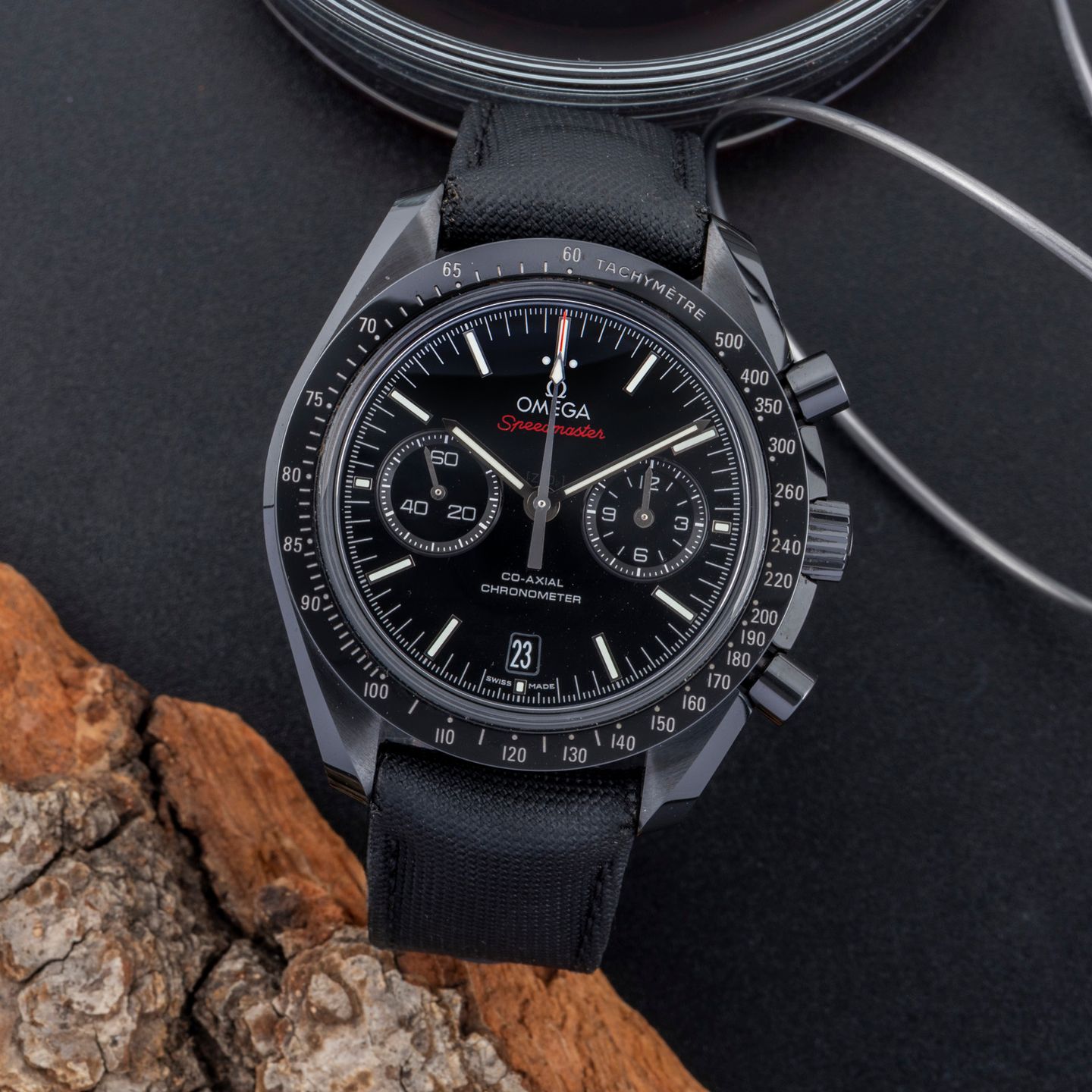 Omega Speedmaster 311.92.44.51.01.007 (Unknown (random serial)) - Black dial 44 mm Ceramic case (1/8)