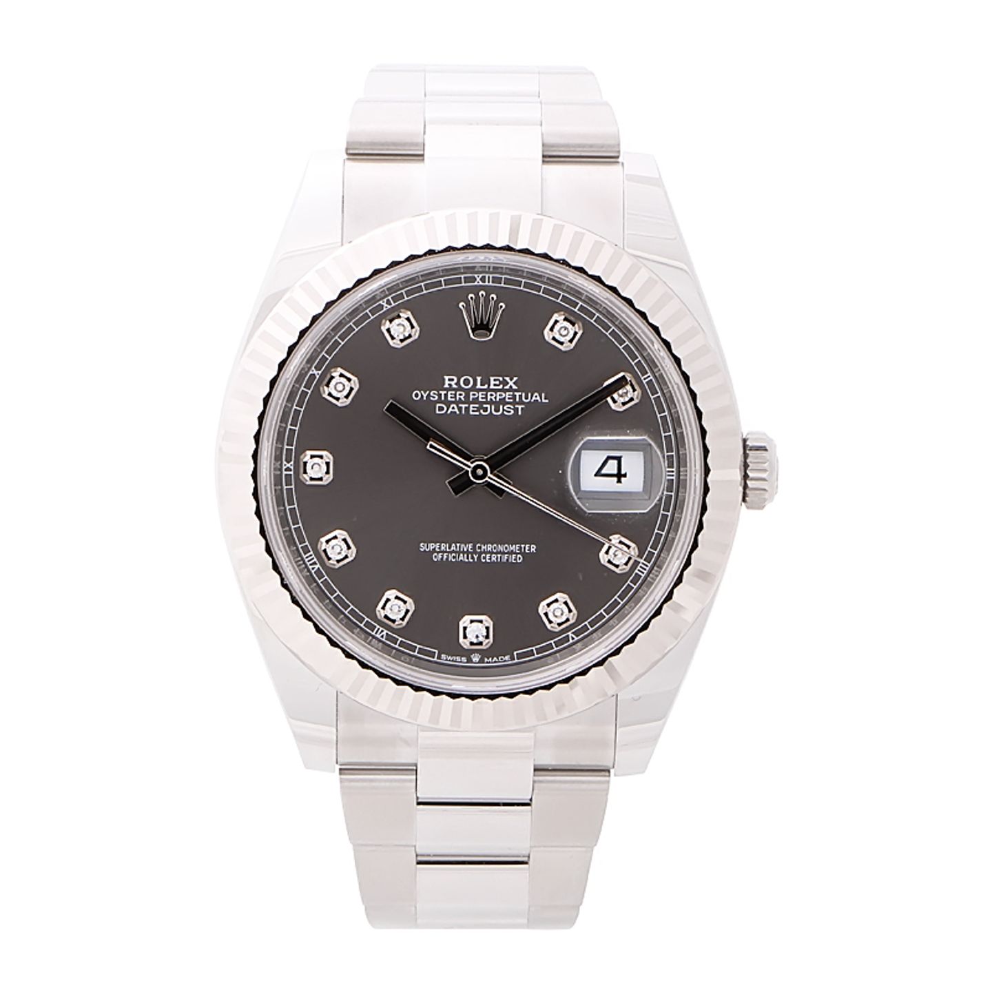 Rolex Datejust 41 126334 (2025) - Grijs wijzerplaat 41mm Staal (1/4)
