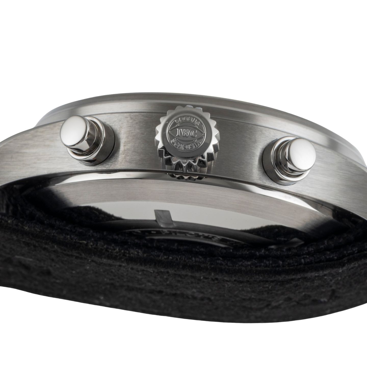 IWC Pilot Chronograph IW377709 (Unknown (random serial)) - Black dial 43 mm Steel case (5/8)