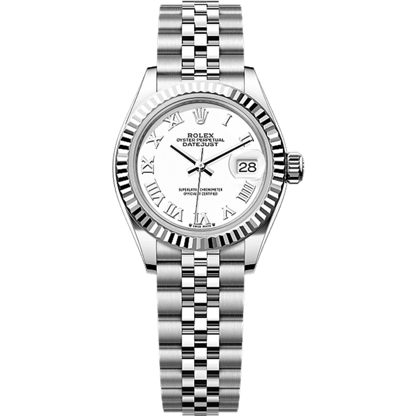 Rolex Lady-Datejust 279174 (2025) - White dial 28 mm Steel case (1/1)