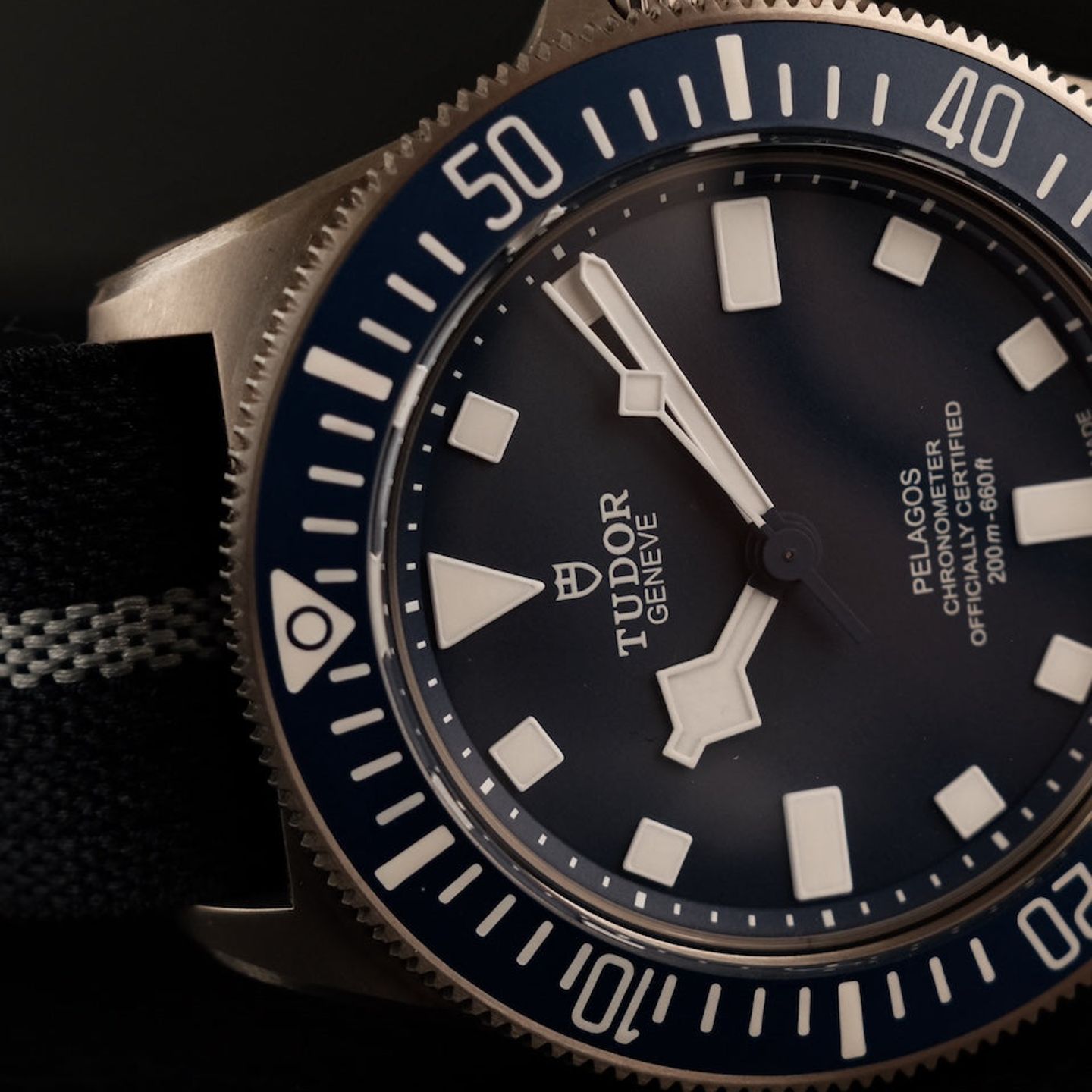 Tudor Pelagos 25707B/22 (2022) - Blue dial 42 mm Titanium case (4/8)