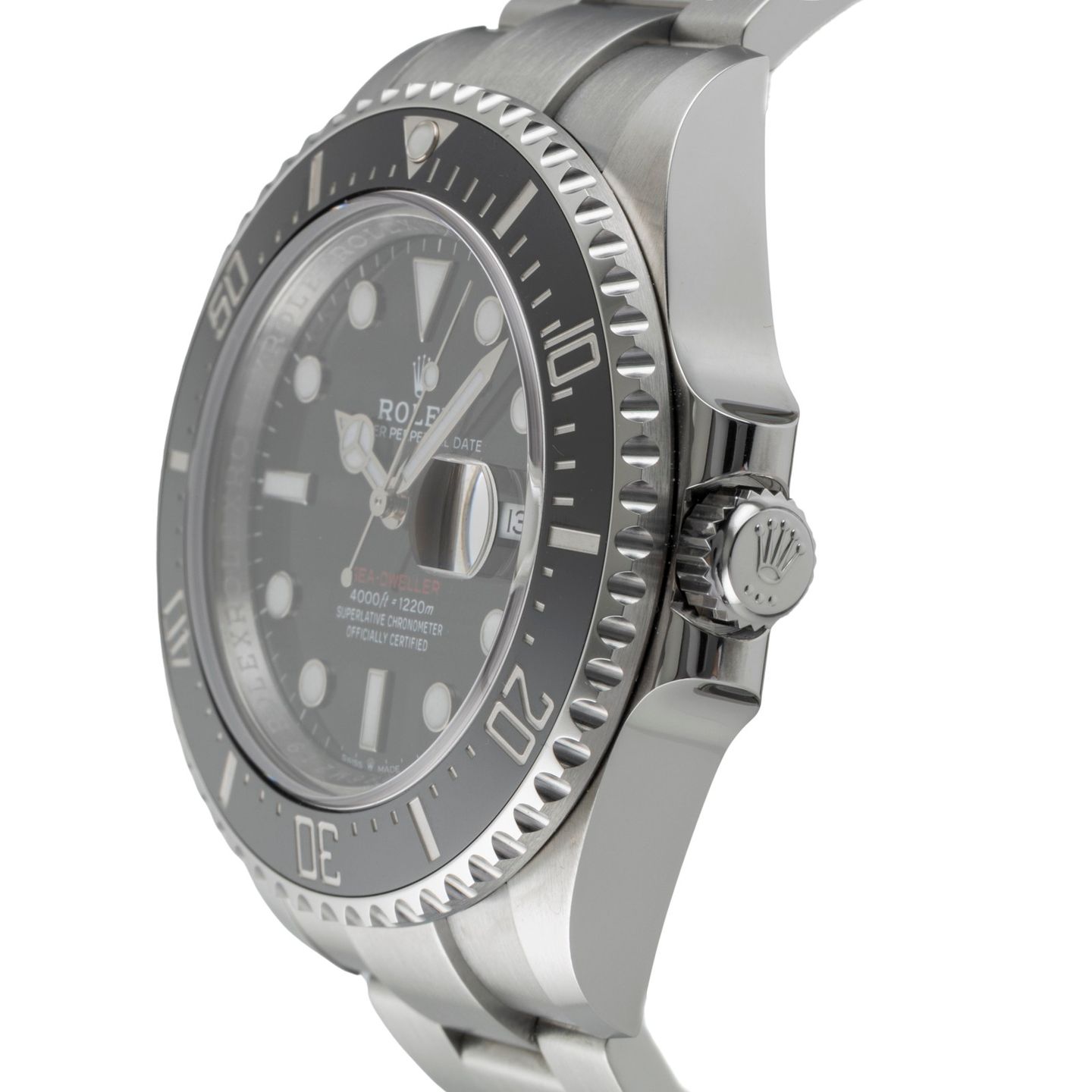 Rolex Sea-Dweller 126600 (Onbekend (willekeurig serienummer)) - Zwart wijzerplaat 43mm Staal (6/8)