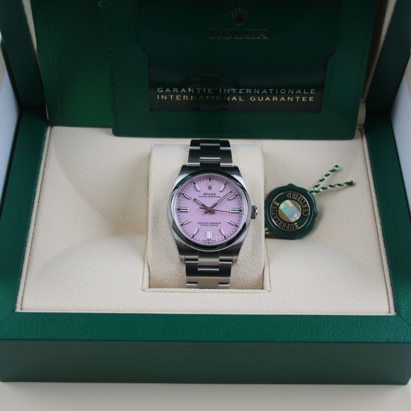 Rolex Oyster Perpetual 36 126000 (2025) - Pink dial 36 mm Steel case (8/8)