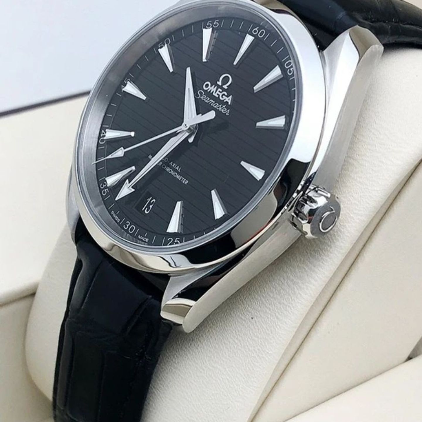 Omega Seamaster Aqua Terra 220.13.38.20.01.001 (2023) - Zwart wijzerplaat 38mm Staal (1/4)