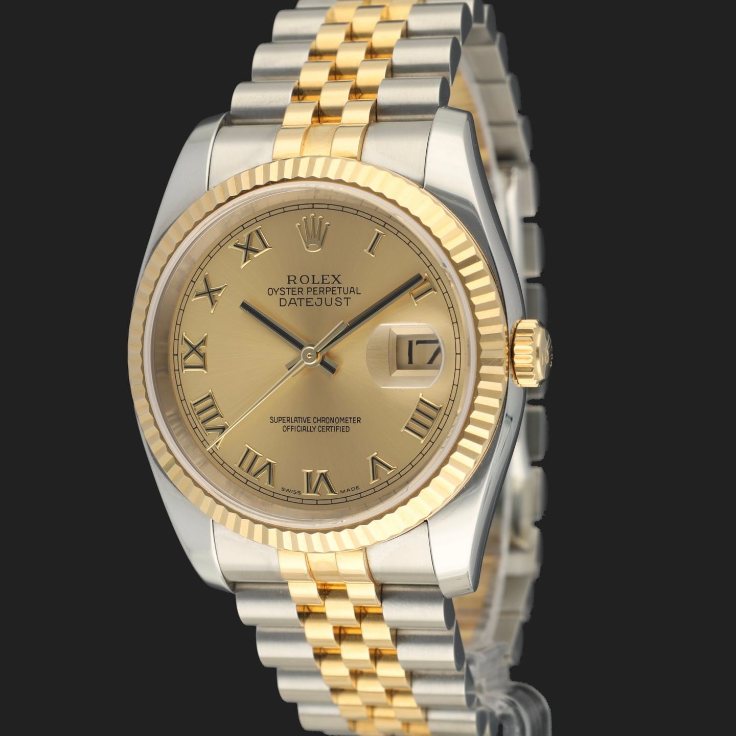 Rolex Datejust 36 116233 (2003) - 36 mm Gold/Steel case (1/8)