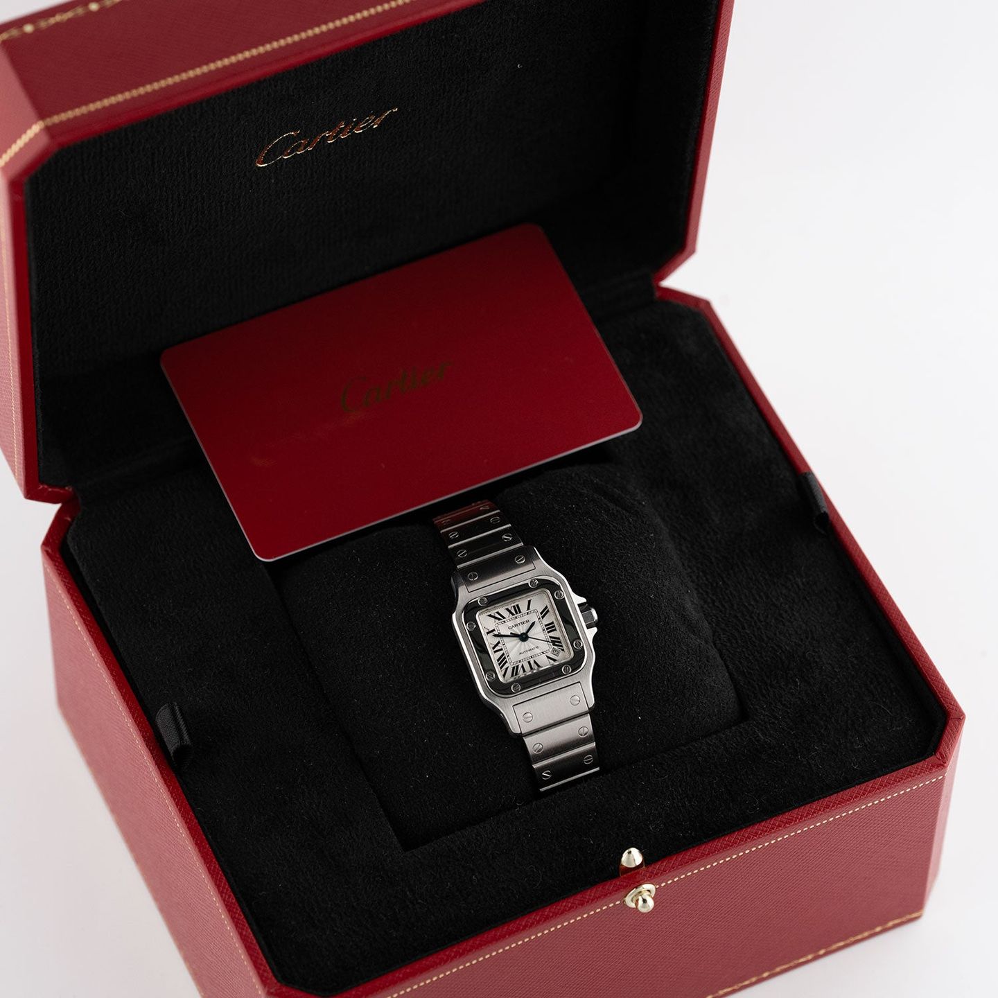 Cartier Santos Galbée W20054D6 (2017) - Silver dial 24 mm Steel case (6/6)