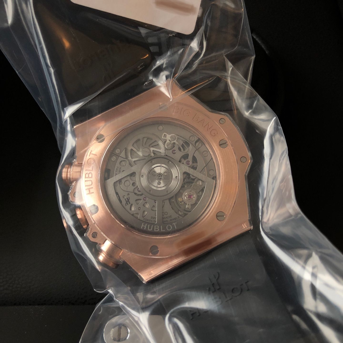 Hublot Big Bang Unico 421.OM.1180.RX (2022) - Transparent dial 44 mm Ceramic case (5/8)