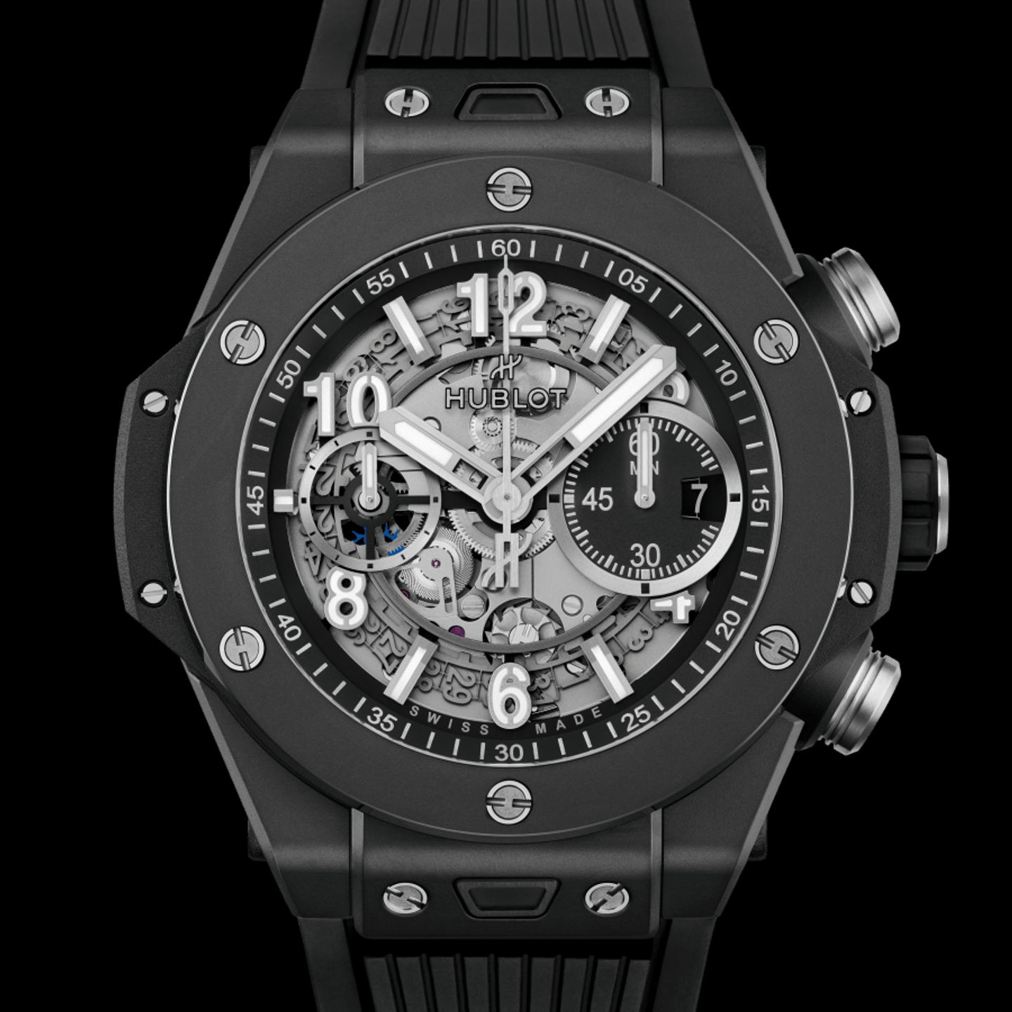 Hublot Big Bang Unico 421.CI.1170.RX (2022) - Transparant wijzerplaat 44mm Keramiek (1/1)