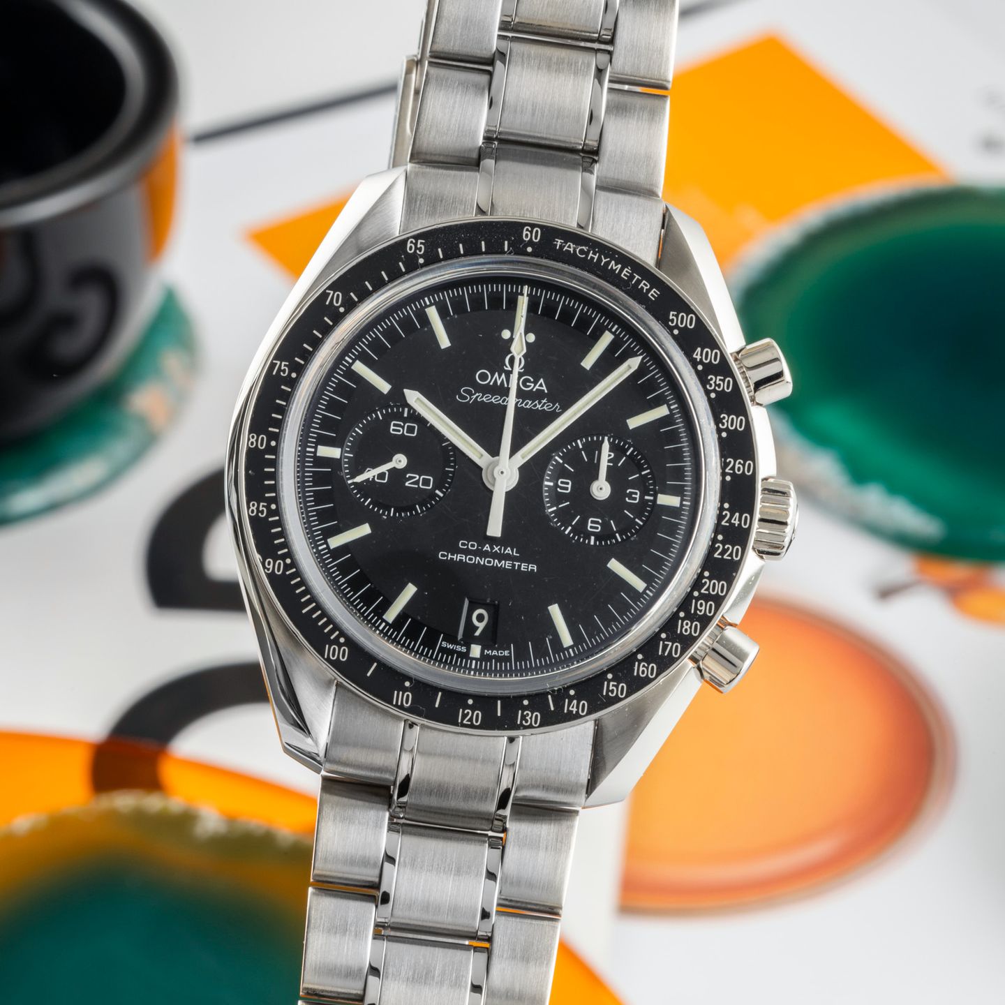 Omega Speedmaster 311.33.44.51.01.001 (2015) - Zwart wijzerplaat 44mm Staal (3/8)