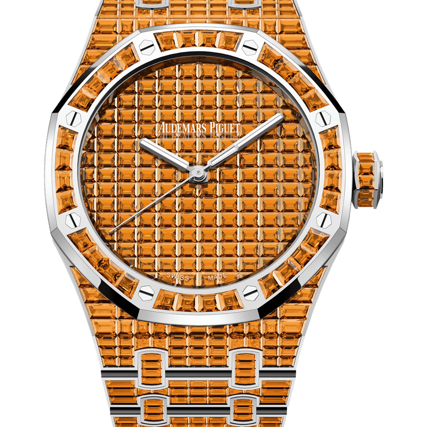 Audemars Piguet Royal Oak Selfwinding 15514BC.AY.1284BC.01 (2025) - Purple dial 41 mm White Gold case (1/1)