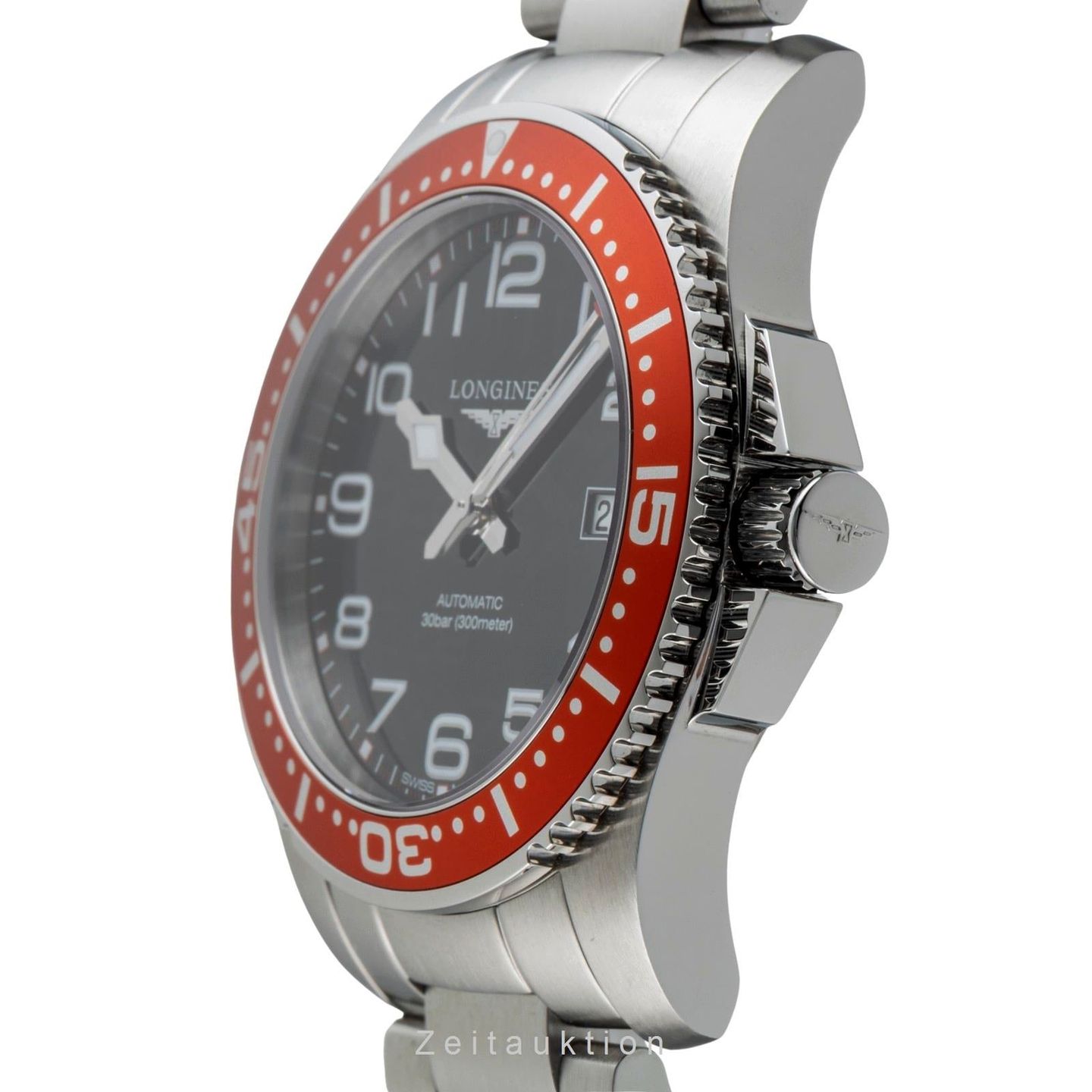 Longines HydroConquest L3.695.4.03.6 (2015) - Zwart wijzerplaat 41mm Staal (5/8)