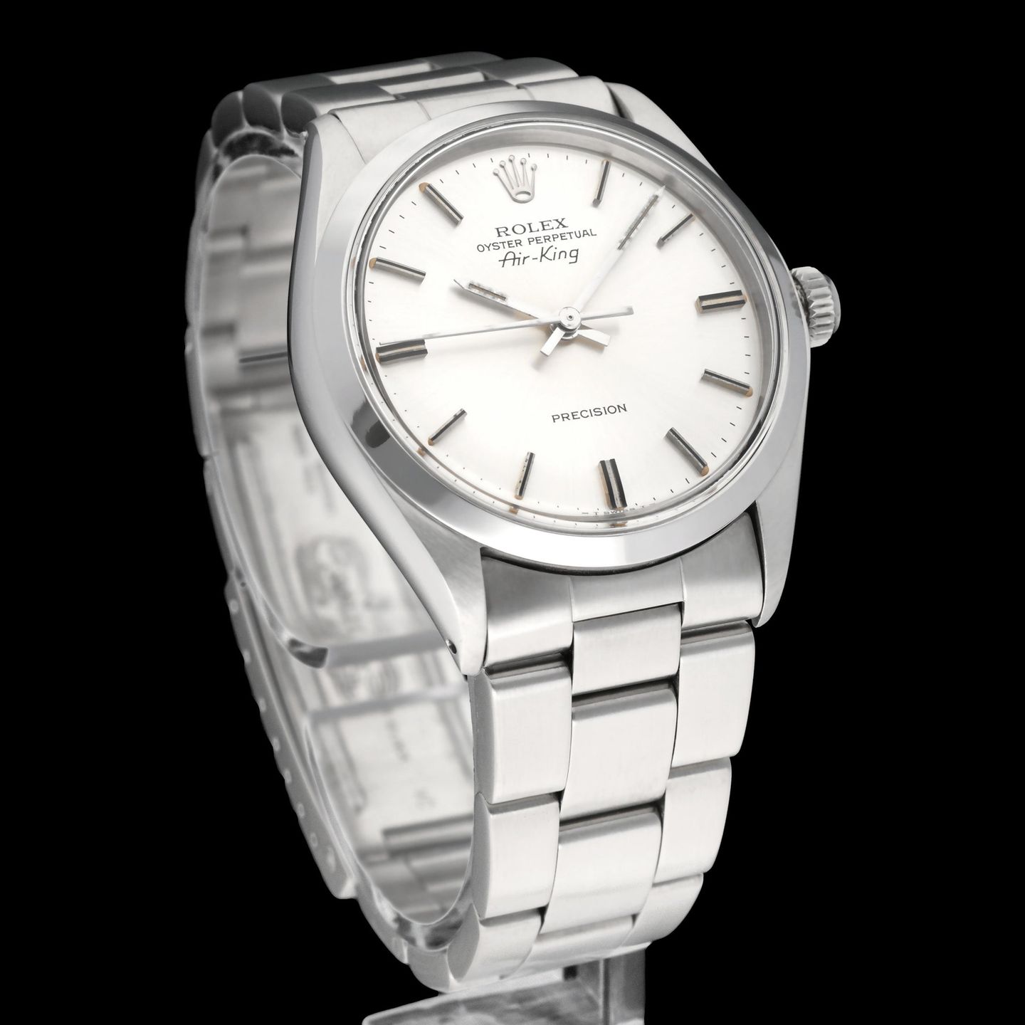Rolex Air-King 5500 (1978) - Silver dial 34 mm Steel case (3/7)