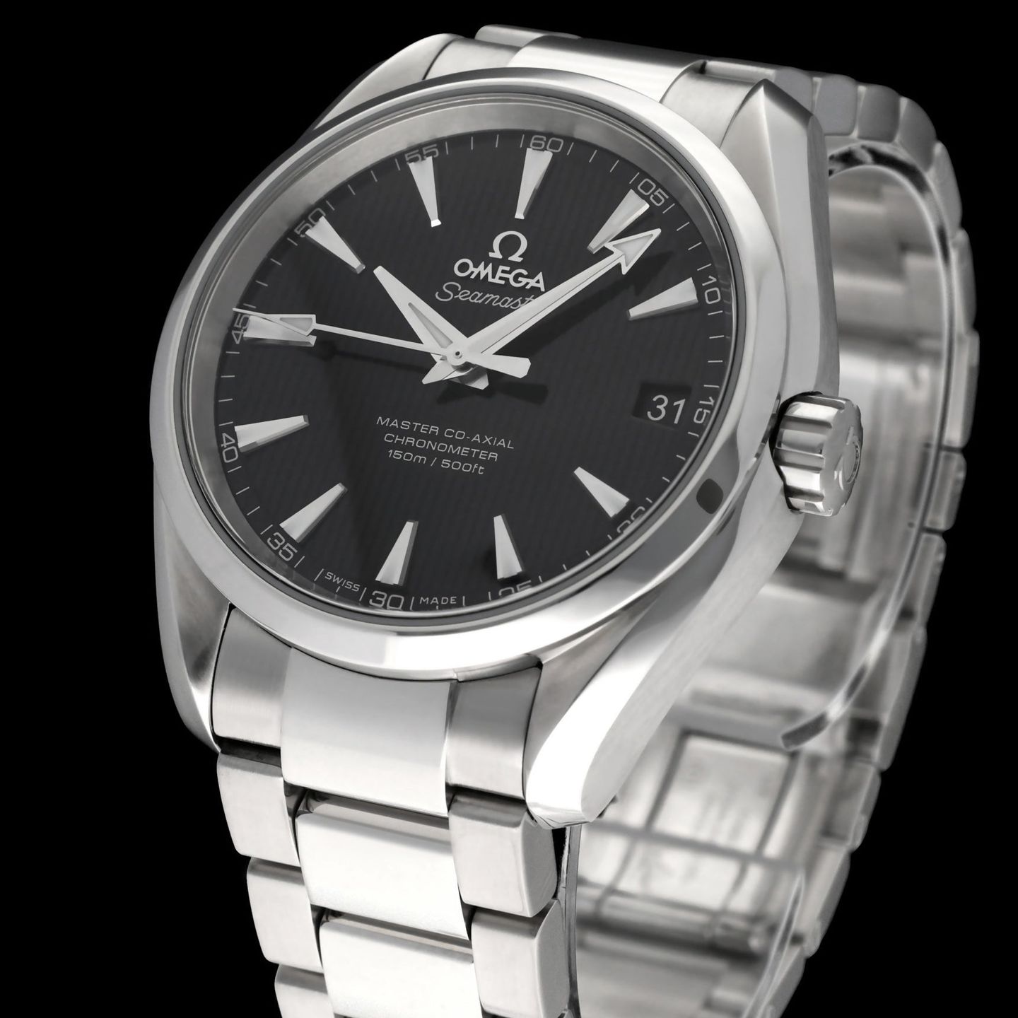 Omega Seamaster Aqua Terra 231.10.39.21.01.002 (2016) - Zwart wijzerplaat 39mm Staal (7/8)
