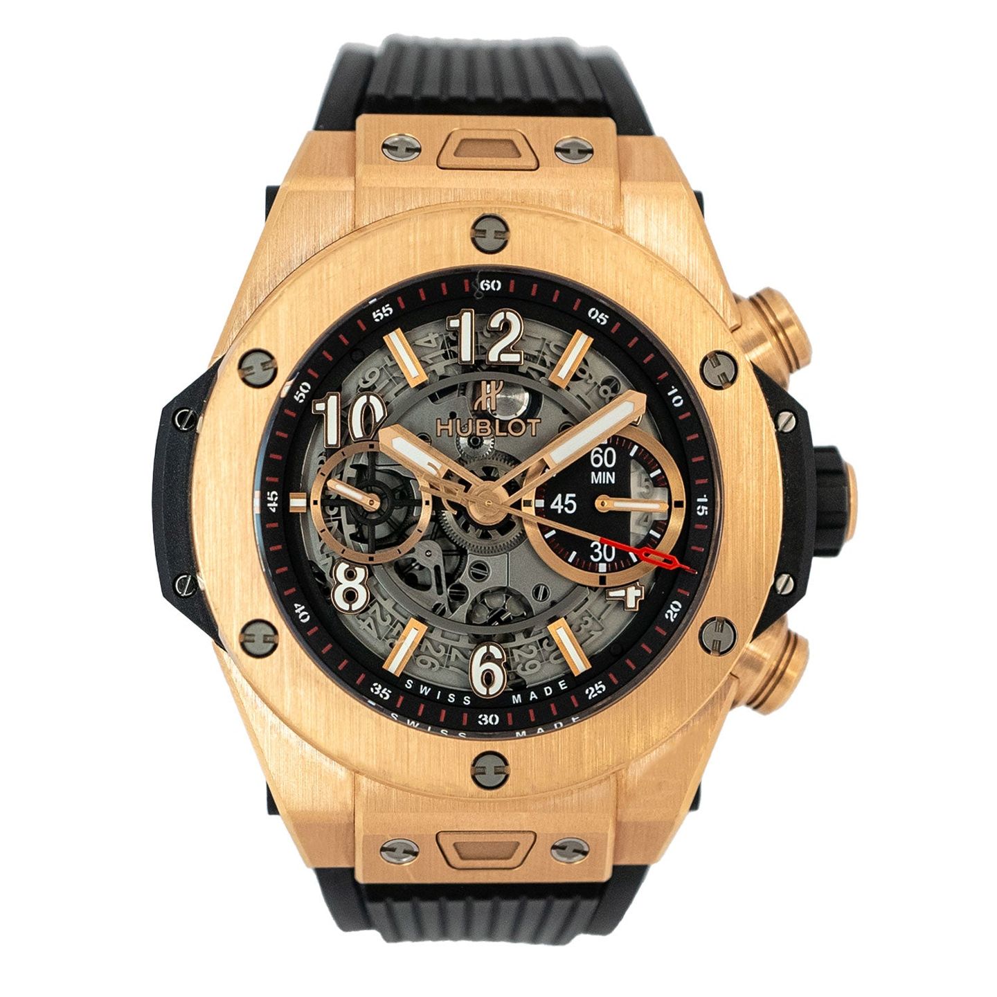 Hublot Big Bang Unico 441.OX.1180.RX.1704 (2021) - Transparent dial 42 mm Rose Gold case (1/6)