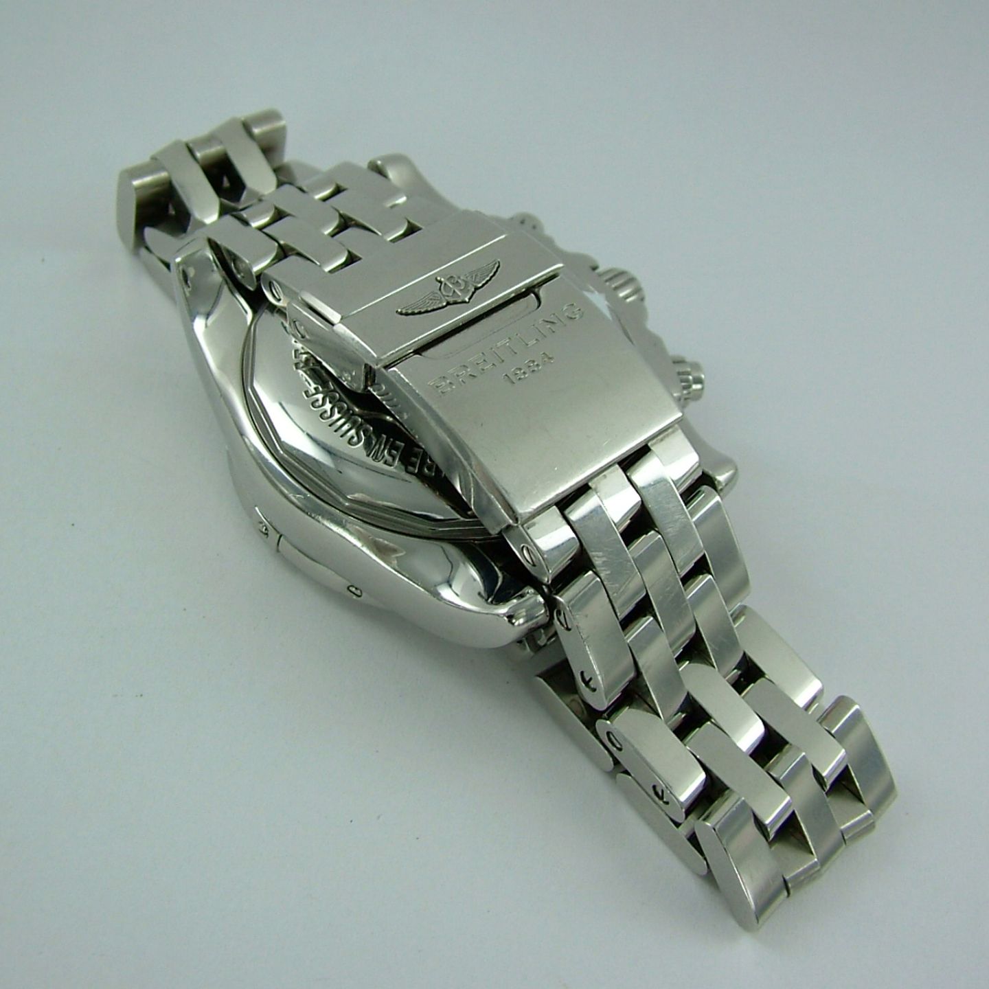 Breitling Chronomat Evolution AB0140 (Unknown (random serial)) - Black dial 41 mm Steel case (7/7)