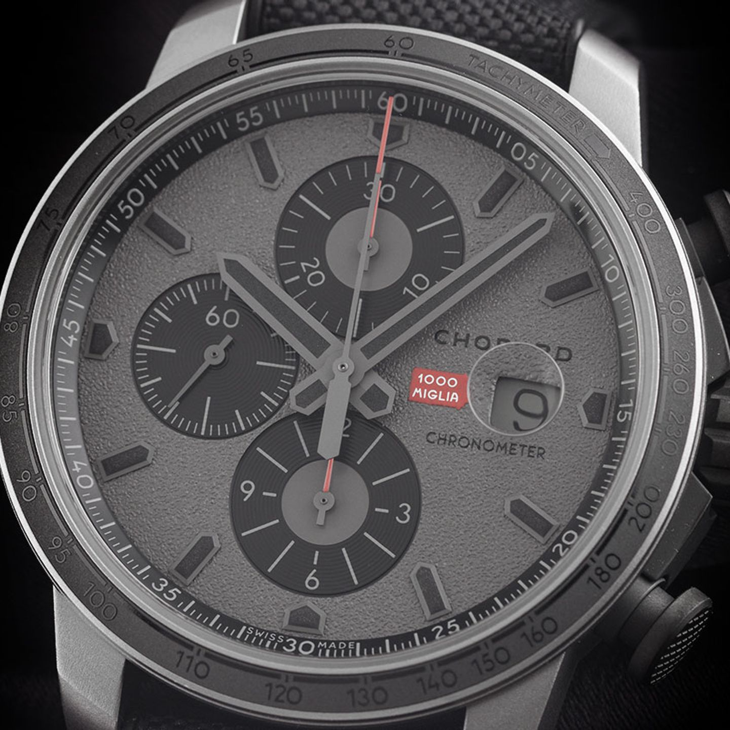 Chopard Mille Miglia 168571-3019 (2024) - Grijs wijzerplaat 44mm Titanium (3/7)