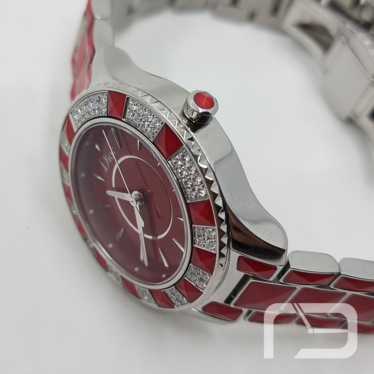 Dior Christal CD143114M001 (2024) - Rood wijzerplaat 33mm Staal (6/8)