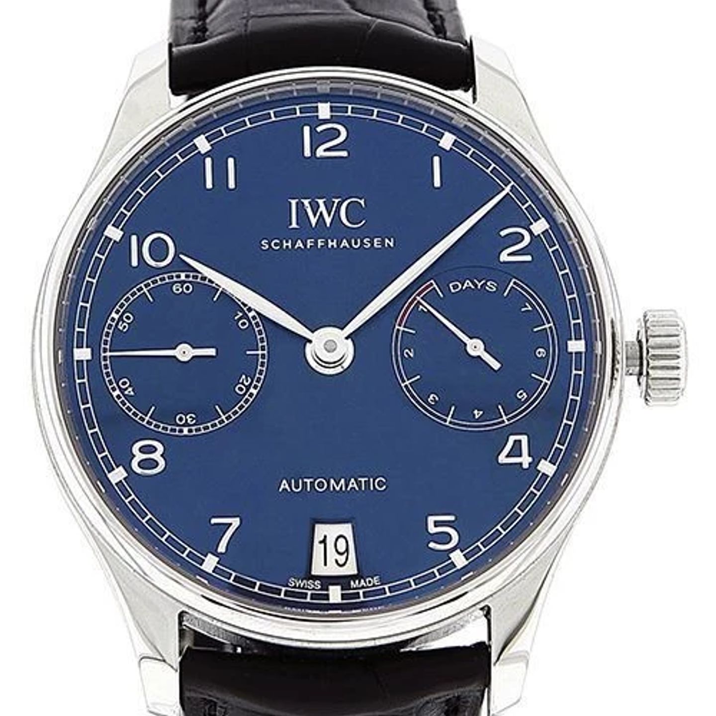 IWC Portuguese Automatic IW500710 (2024) - Blauw wijzerplaat 42mm Staal (2/4)