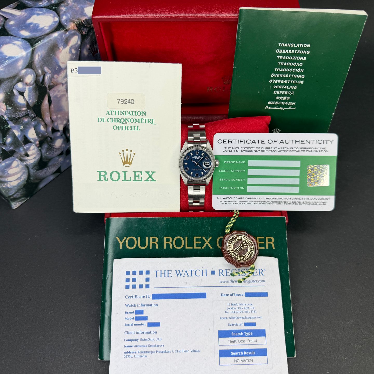 Rolex Oyster Perpetual Lady Date 79240 - (3/8)
