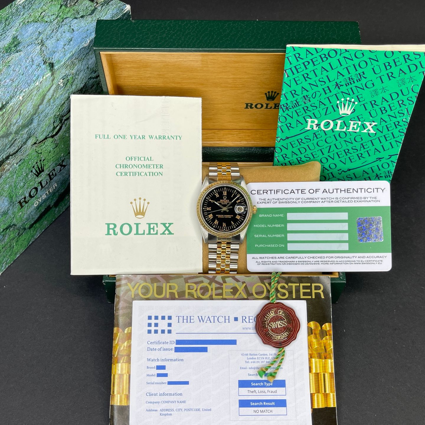 Rolex Oyster Perpetual Date 15053 (1986) - 34 mm Gold/Steel case (2/8)