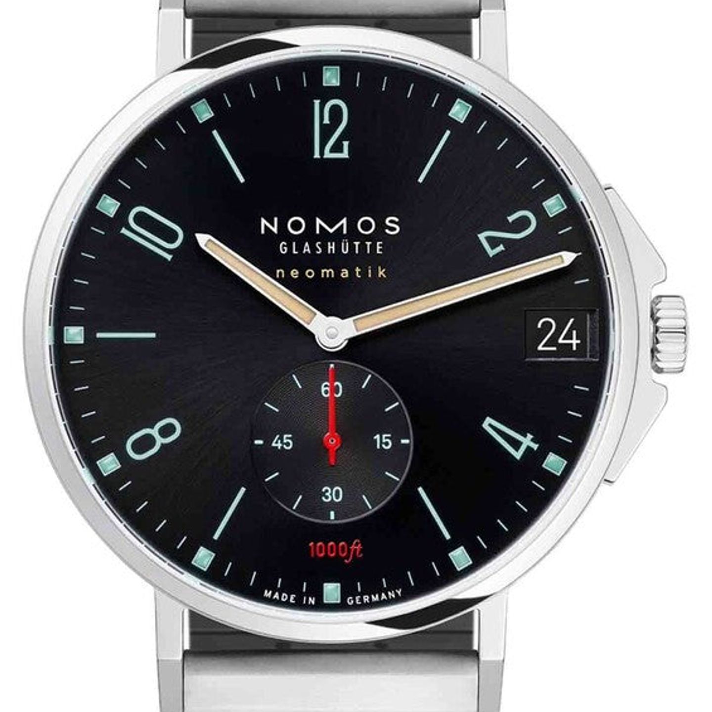 NOMOS Tangente Neomatik 581 (2025) - Black dial 42 mm Steel case (1/1)