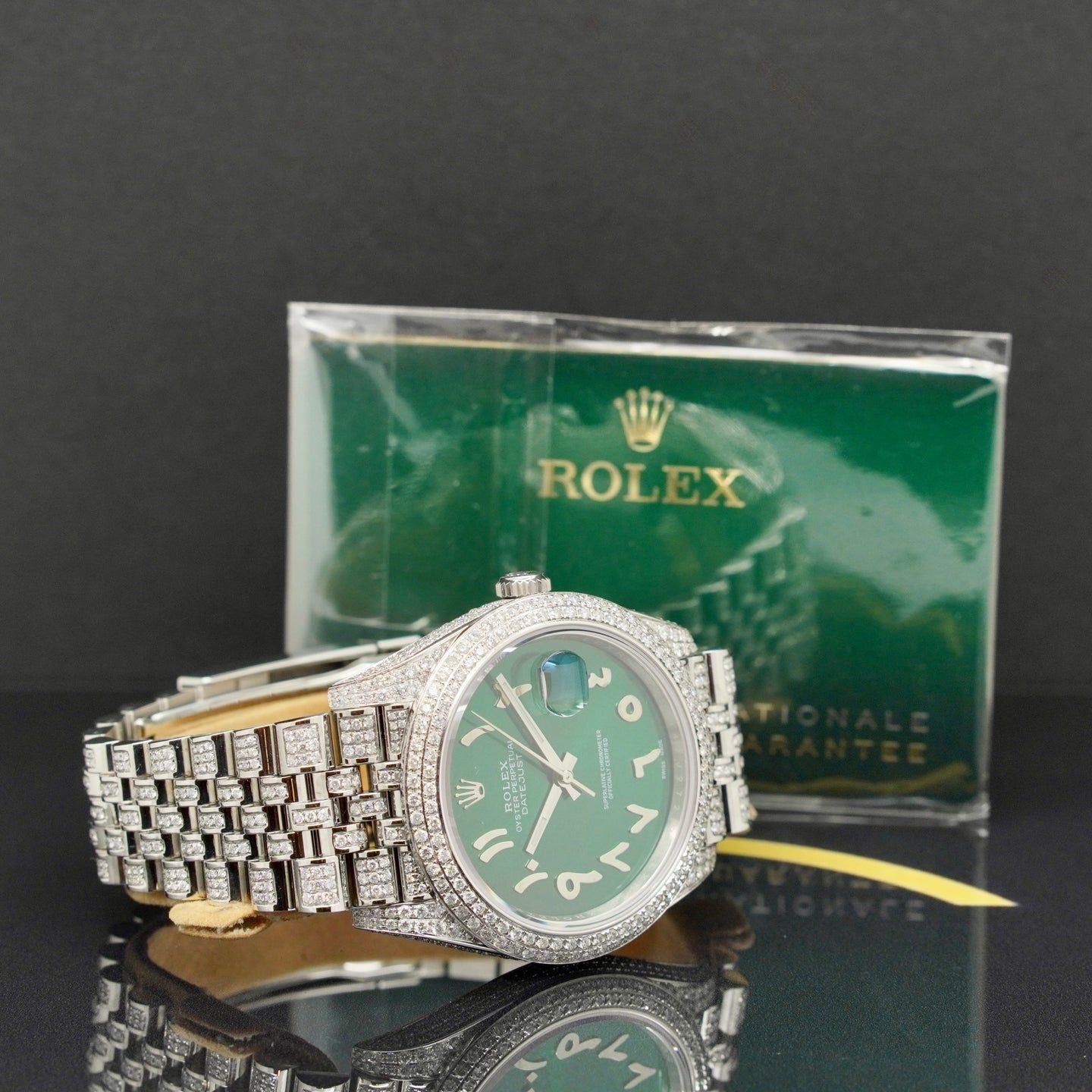 Rolex Datejust 41 126300 (2021) - Groen wijzerplaat 41mm Staal (5/7)