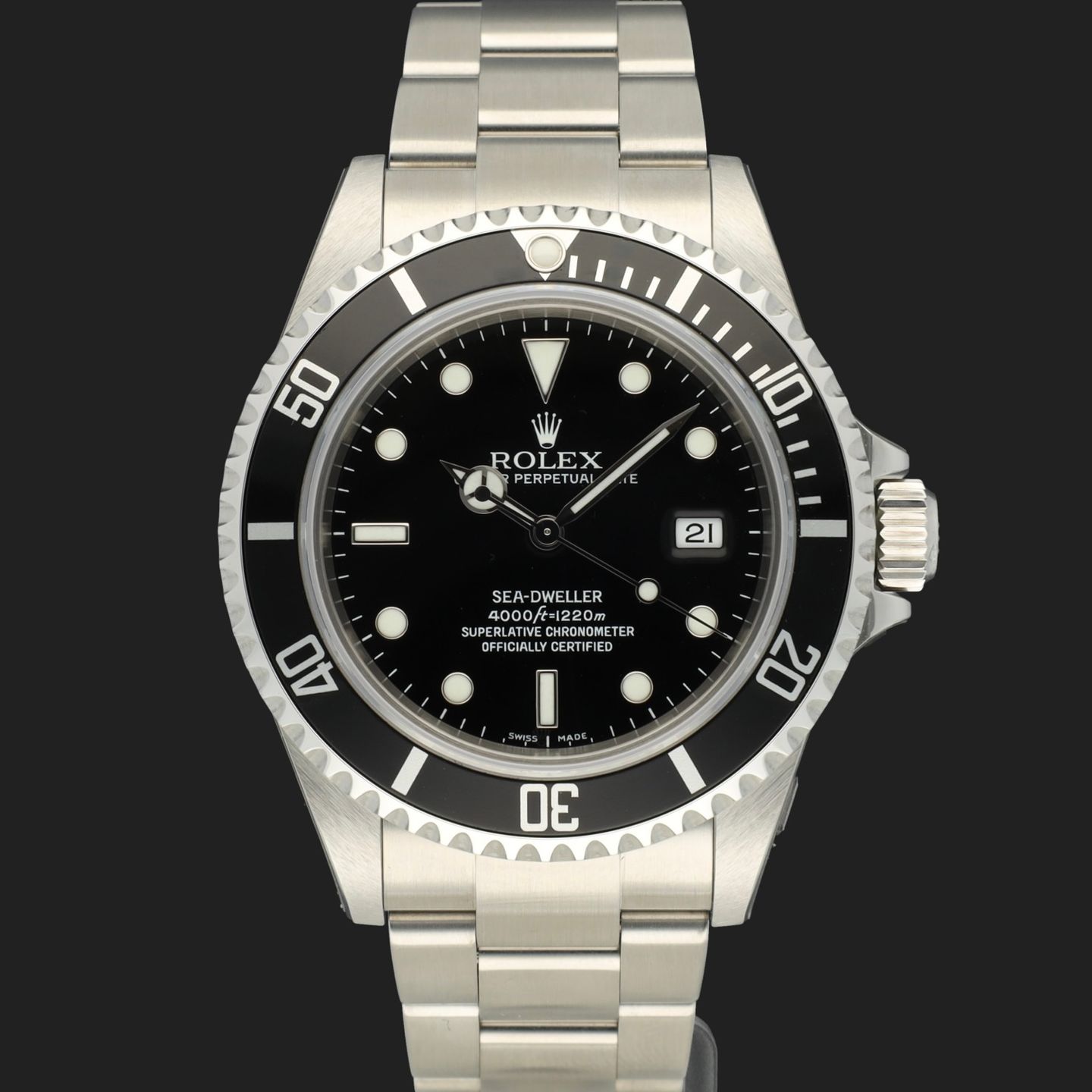 Rolex Sea-Dweller 4000 16600 (2008) - Black dial 40 mm Steel case (2/7)