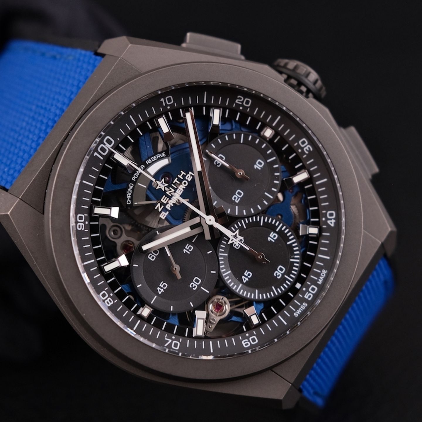 Zenith Defy El Primero 97.9001.9004/81.R946 (2024) - Transparant wijzerplaat 44mm Titanium (5/8)