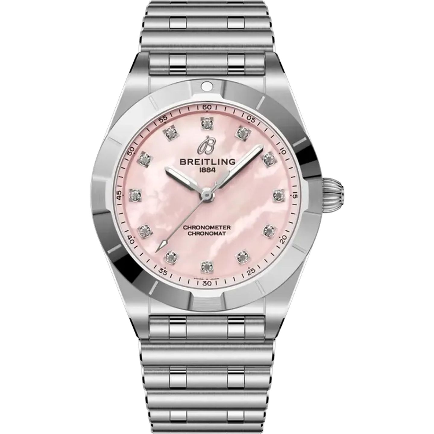 Breitling Chronomat A72310101K1A1 (2024) - Roze wijzerplaat 28mm Staal (1/1)