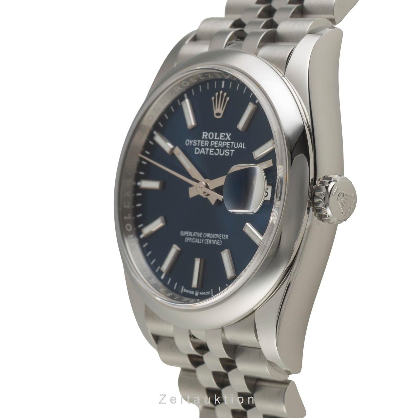 Rolex Datejust 36 126200 (Unknown (random serial)) - Blue dial 36 mm Steel case (5/8)