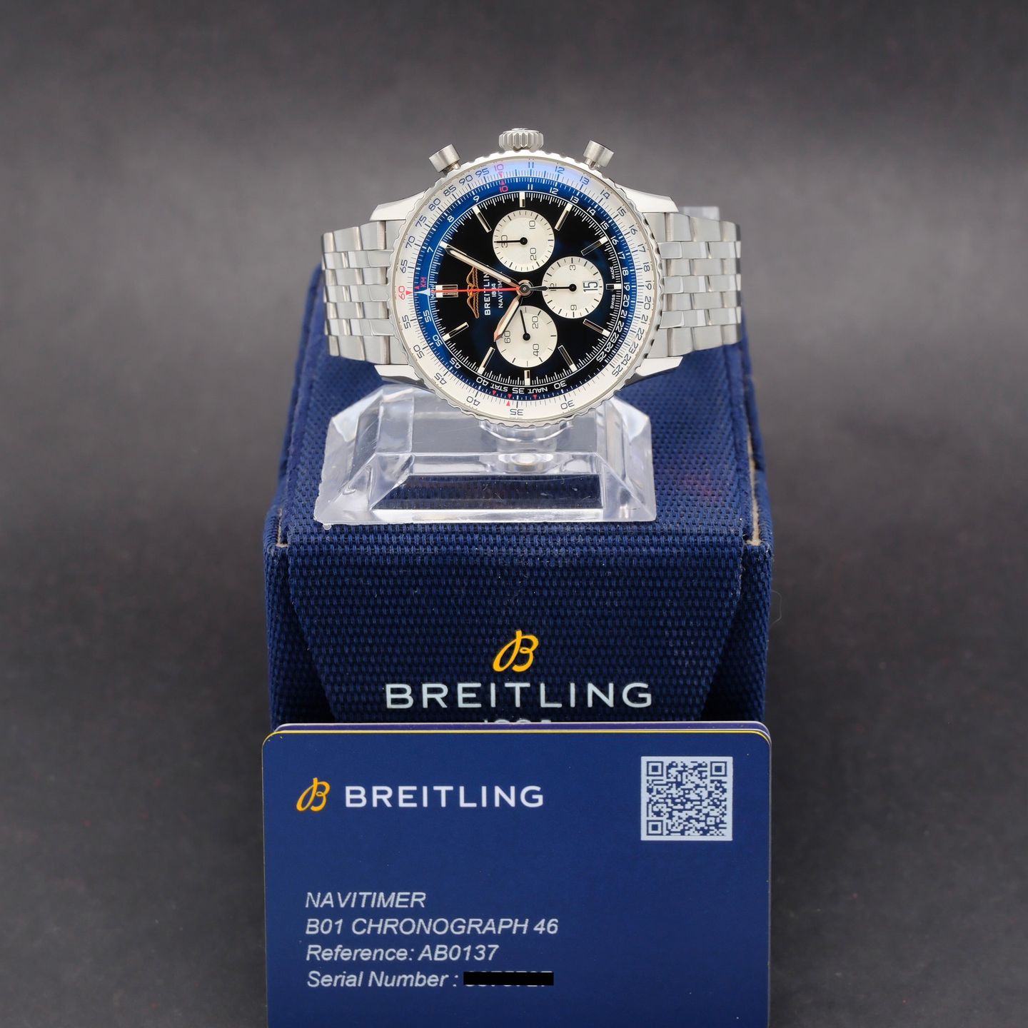 Breitling Navitimer 1 B01 Chronograph AB0137 (2022) - Black dial 46 mm Steel case (3/8)