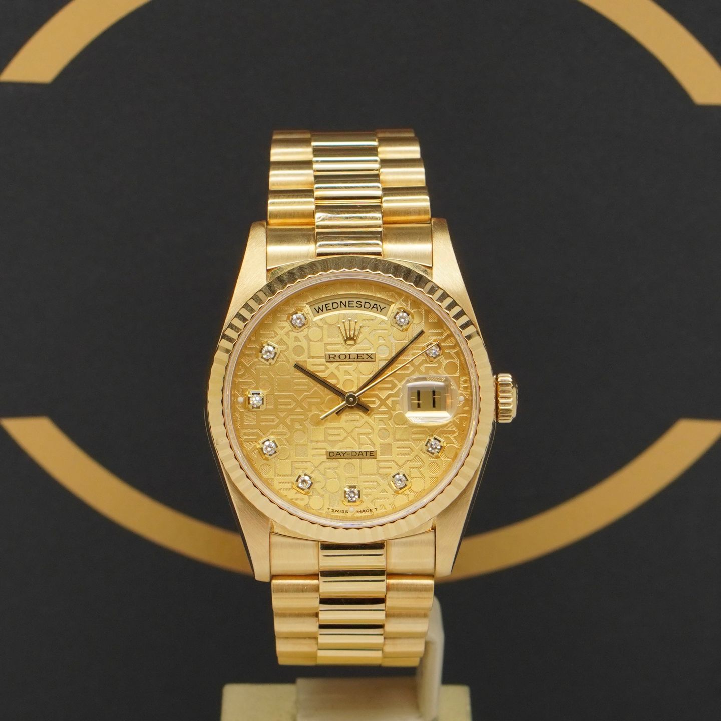 Rolex Day-Date 36 18238 (1995) - Gold dial 36 mm Yellow Gold case (1/5)