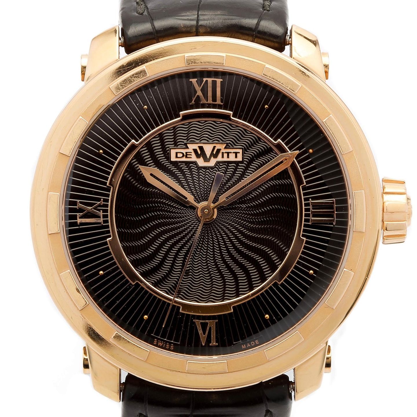 Dewitt Twenty-8-Eight T8.AU.001 (Unknown (random serial)) - Black dial Unknown Rose Gold case (1/5)