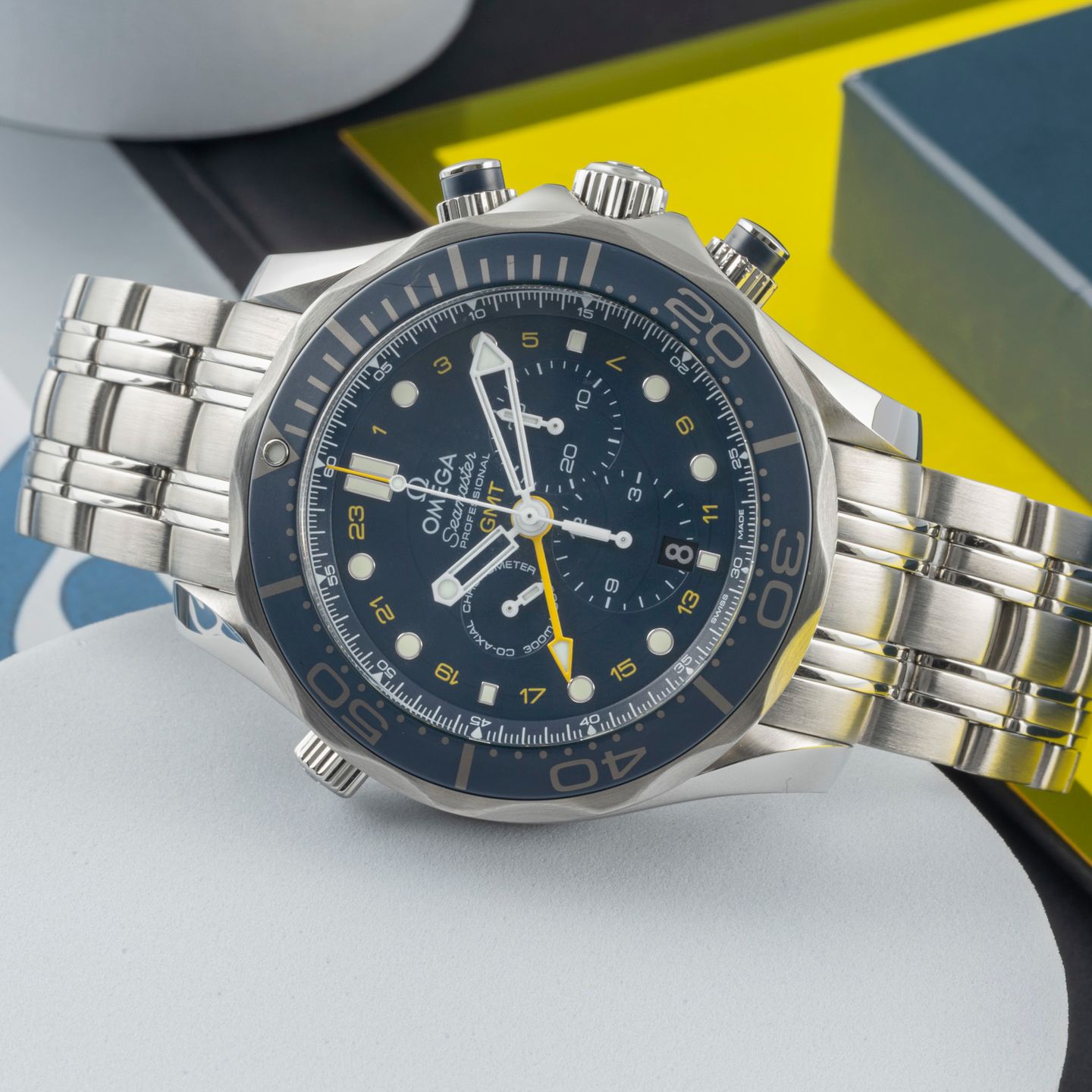 Omega Seamaster Diver 300 M 212.30.44.52.03.001 (Unknown (random serial)) - Blue dial 44 mm Steel case (2/8)