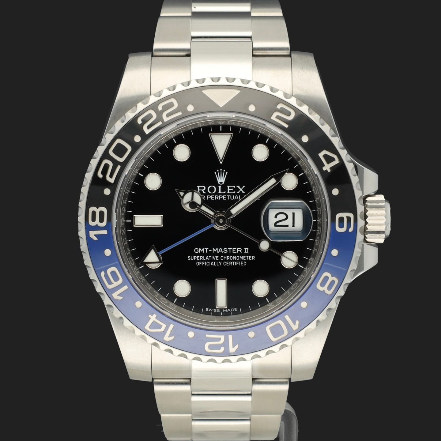 Rolex GMT-Master II 116710BLNR (2016) - Black dial 40 mm Steel case (2/7)