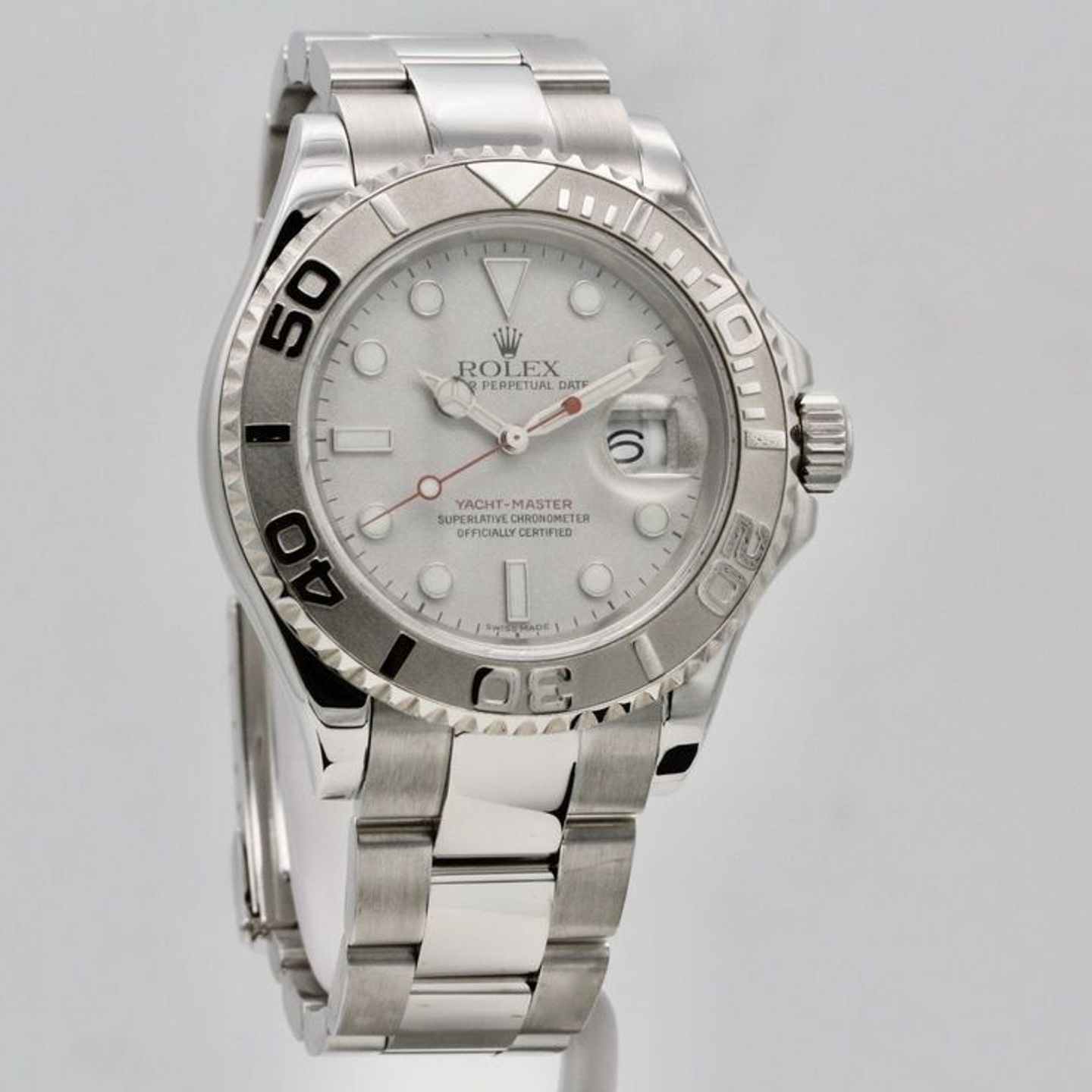 Rolex Yacht-Master 40 16622 (1999) - Silver dial 40 mm Steel case (1/8)