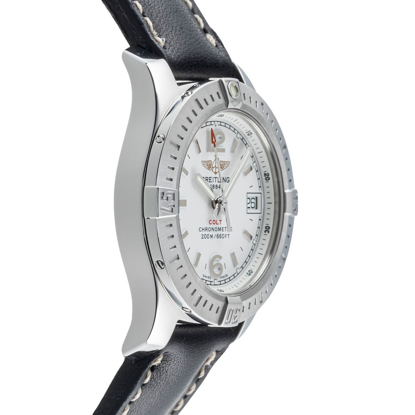 Breitling Colt Lady A77388 (2015) - Zilver wijzerplaat 33mm Staal (6/8)