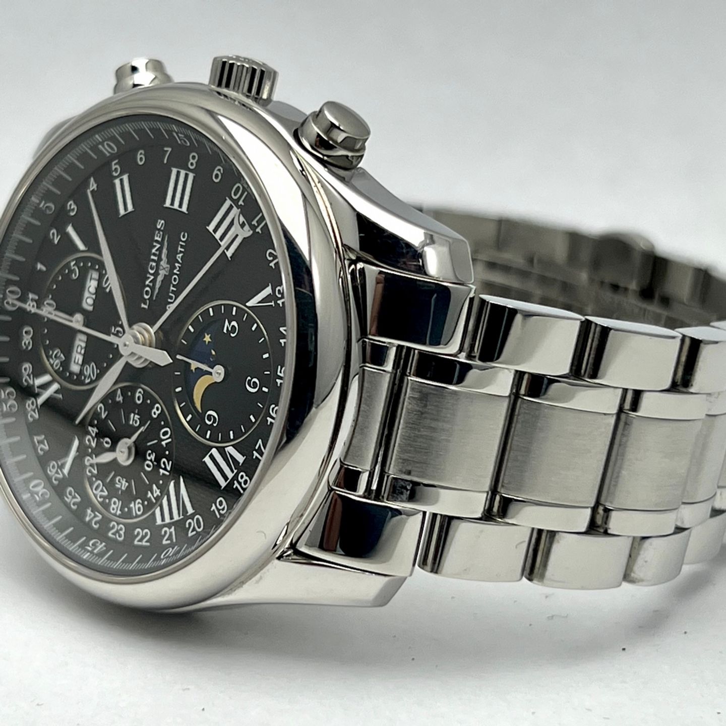 Longines Master Collection L2.673.4.51.6 (Unknown (random serial)) - Black dial 40 mm Steel case (4/10)