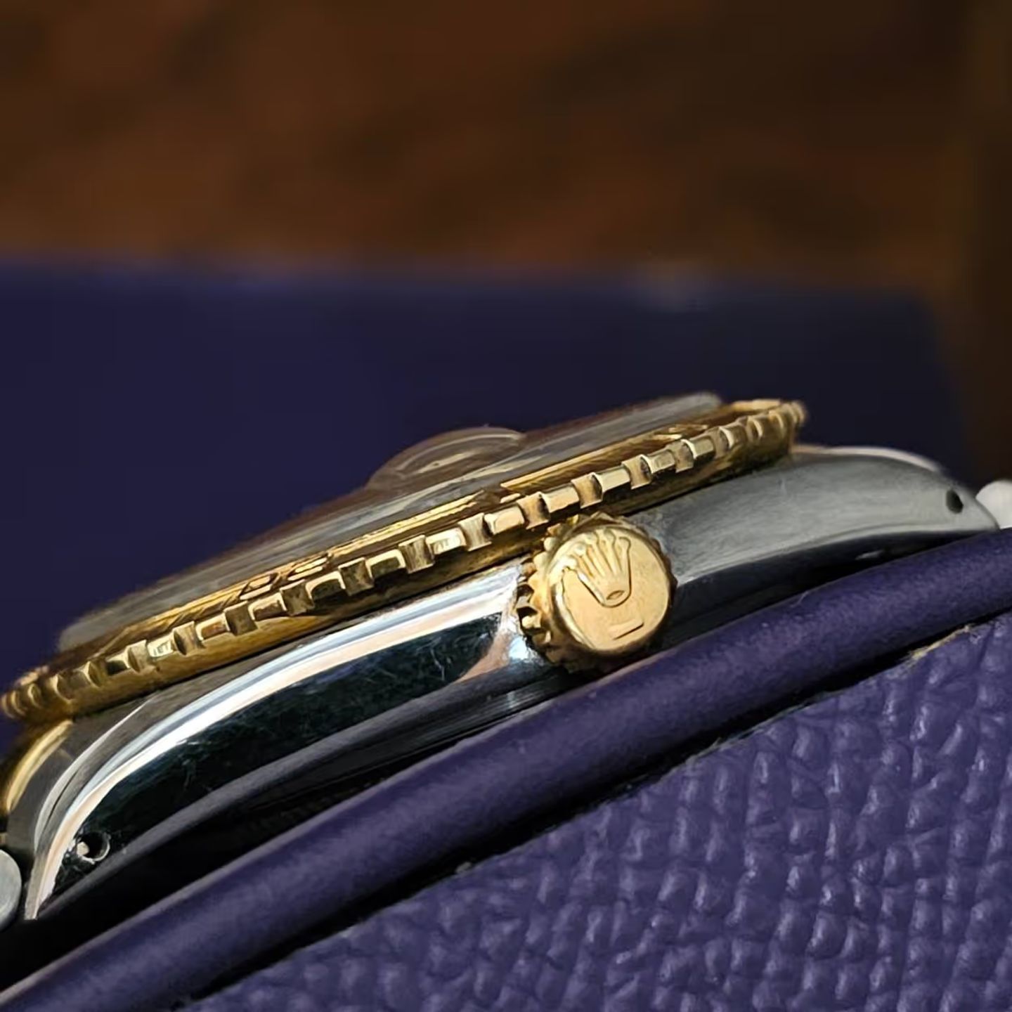 Rolex Datejust Turn-O-Graph 16253 (1979) - Champagne dial 36 mm Gold/Steel case (2/4)