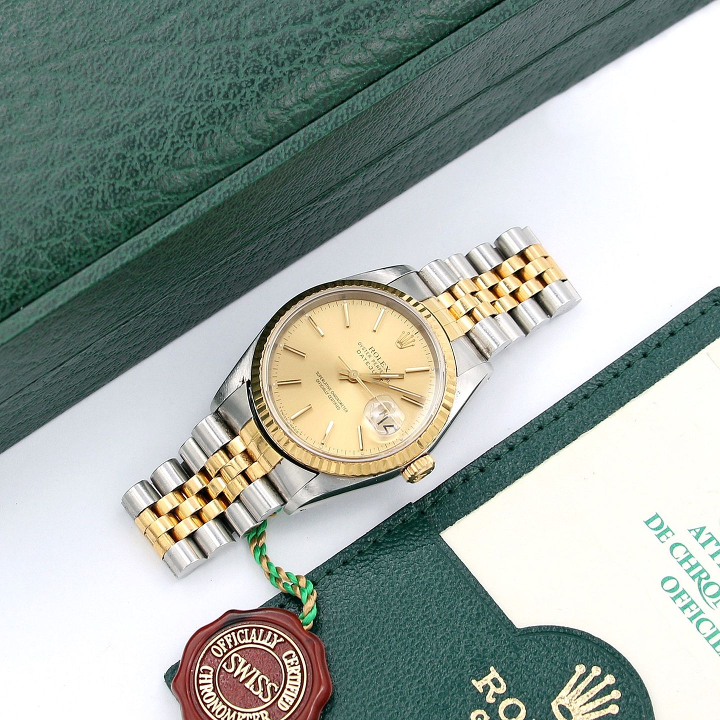 Rolex Datejust 36 16233 (Onbekend (willekeurig serienummer)) - 36mm Goud/Staal (1/7)