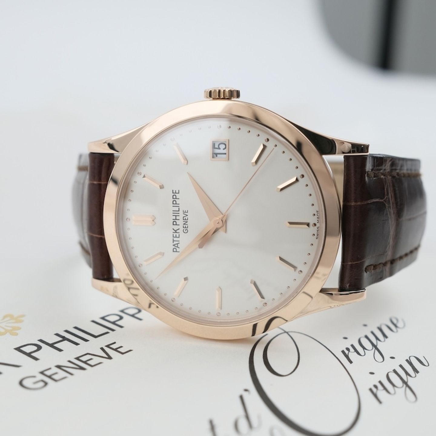Patek Philippe Calatrava 5296R-010 (2009) - 38mm Roségoud (4/8)