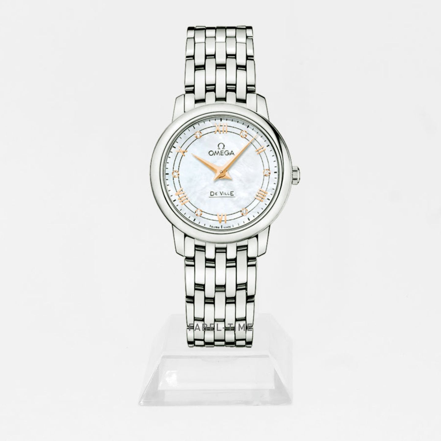 Omega De Ville Prestige 424.10.27.60.55.001 (2025) - Parelmoer wijzerplaat 27mm Staal (1/1)
