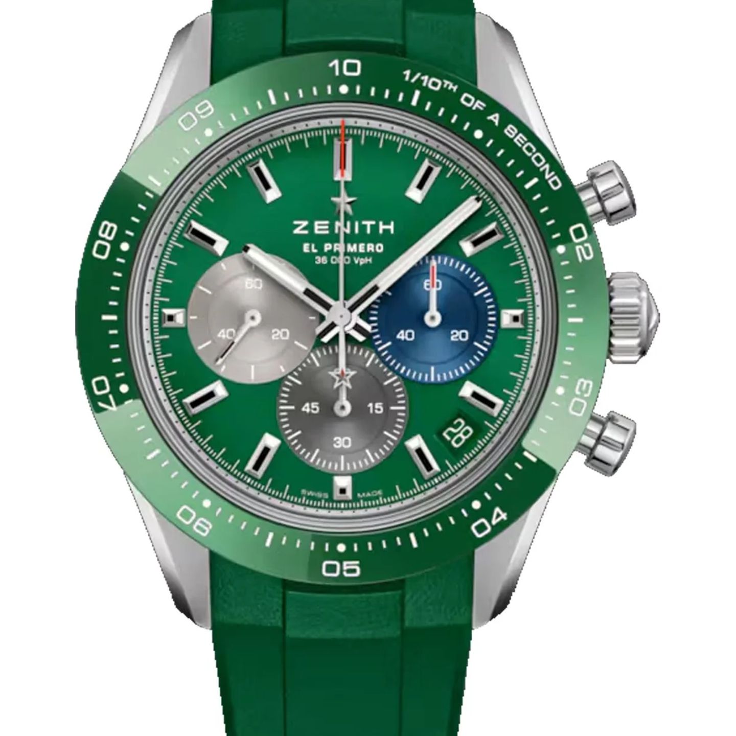 Zenith Chronomaster Sport 03.3119.3600/56.R952 (2026) - Green dial 41 mm Steel case (1/1)