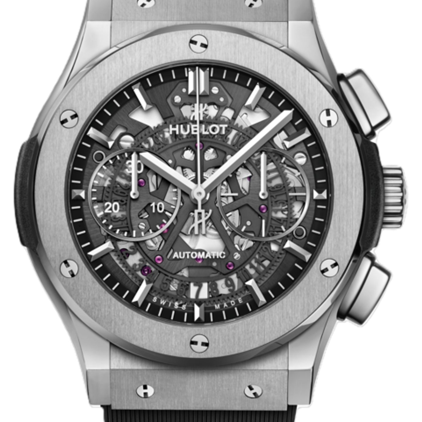 Hublot Classic Fusion Aerofusion 525.NX.0170.RX (2026) - Transparent dial 45 mm Titanium case (1/1)