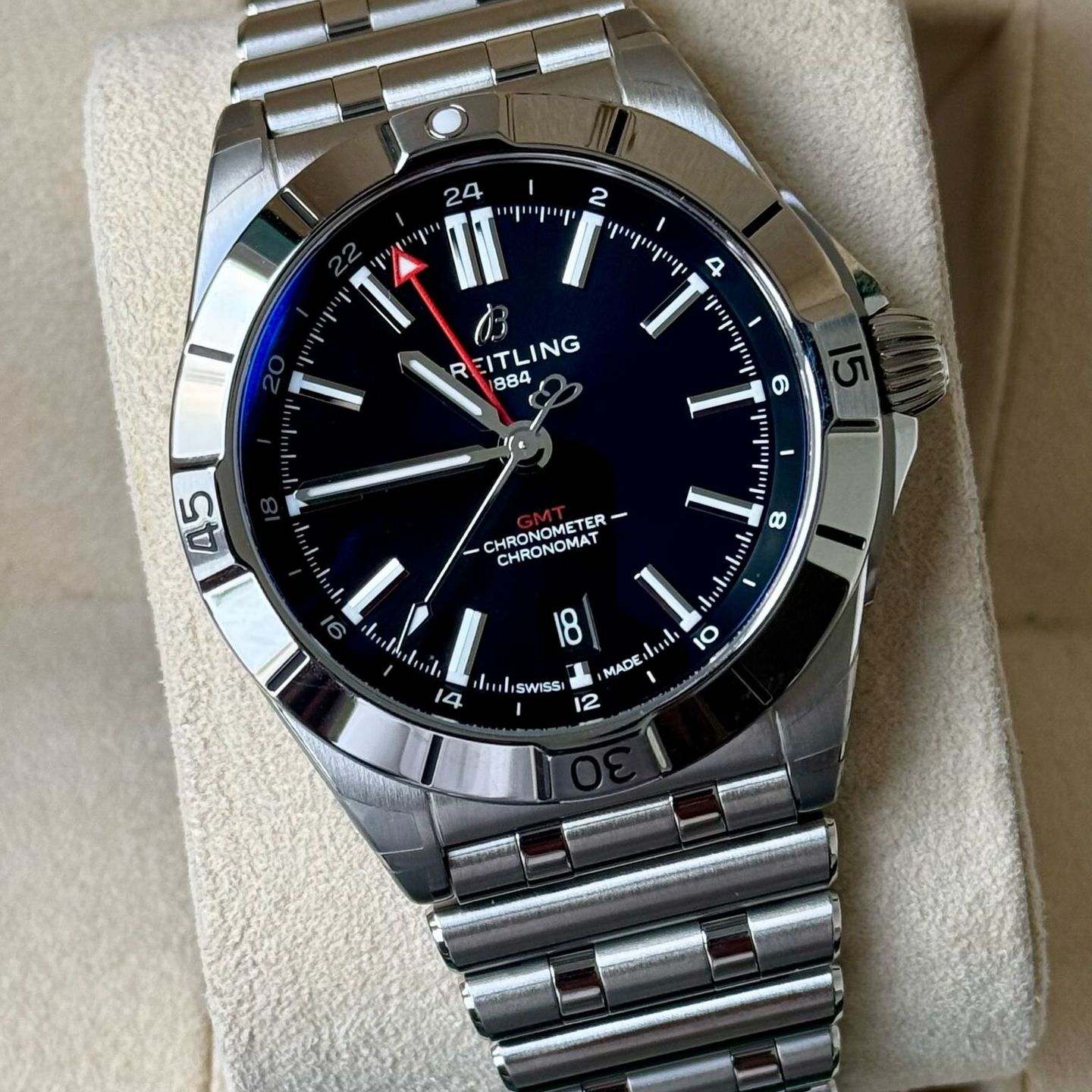 Breitling Chronomat GMT A32398101B1A1 (2026) - 40mm Staal (1/2)