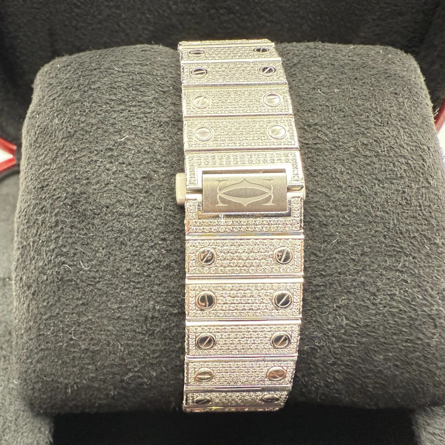 Cartier Santos WSSA0018 (2020) - Zilver wijzerplaat 40mm Staal (5/8)