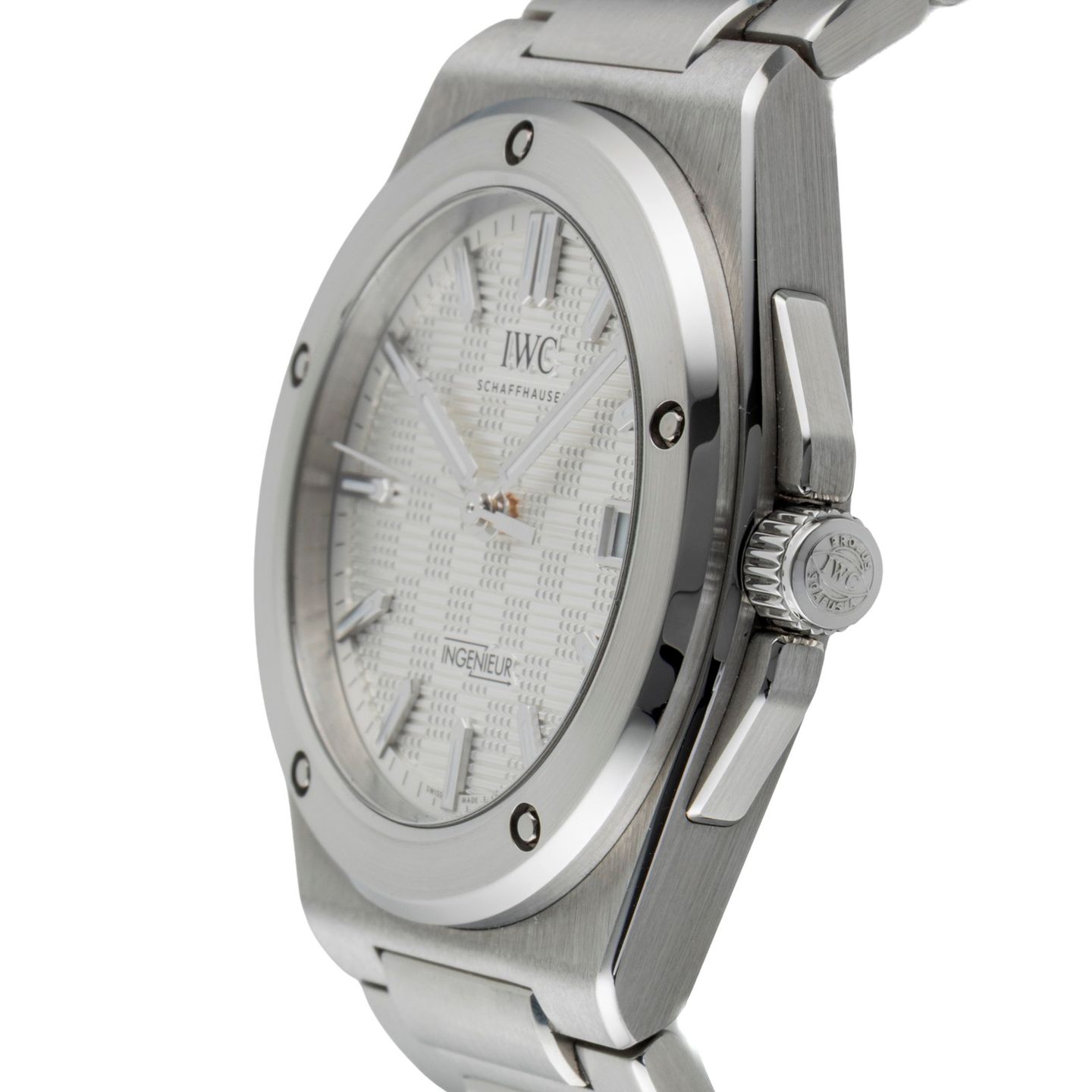 IWC Ingenieur Automatic IW328902 (Unknown (random serial)) - Silver dial 40 mm Steel case (6/8)